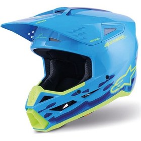 Resim Alpinestars SM3 Force Off-Road Motosiklet Kaskı Mavi 
