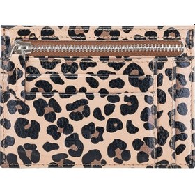 Resim Zip Deri Fermuarlı Kartlık Zpch Leo-ne Leopar 