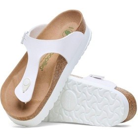 Resim Birkenstock Gızeh Platform Flex Bf Vegan Unısex Terlik Brk1027396 Beyaz 