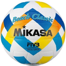 Resim MIKASA Sentetik Deri Plaj Voleybol Topu BV543C-VXA-Y 