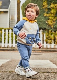 Resim Mayoral erkek bebek pullover pantolon 3 lü set 2822 - BEJ / 12 ay 