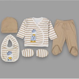 Resim Juutalüx Ördek Model 5 Parça Zıbın Takım Baskılı 