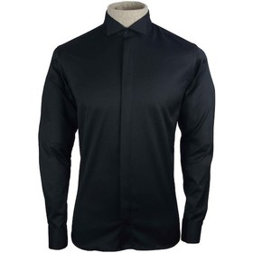 Resim Cengiz İnler Gizli Düğme Ata Yaka Slimfit Damatlık 001 