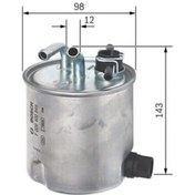 Resim BOSCH F026402849 Yakıt Filtresi Nissan Navara 06-2.5DCI-Pathfınder 05- 