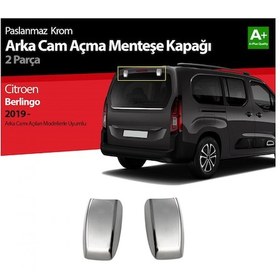 Resim S-Dizayn Citroen Berlingo Krom Arka Cam Açma Menteşe Kapağı 2 Prç N11.702 
