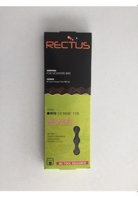 Resim Kopmayan Vitesli Bisiklet Zinciri 112l Rectus Gri 