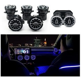 Resim Autogp Mercedes W177 Airwent Havalandırma Menfez Seti Ledli Ambiyans 2018+ 64 Renk Ön Arka Agp-er-aw-11813 Çok Renkli 