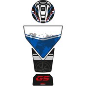 Resim Gp Kompozit Bmw F 850 Gs 2018-2022 Uyumlu Tank Pad Mavi 