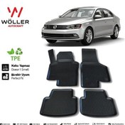Resim Volkswagen Jetta Paspas 2011 2019 Arası Uyumlu 3d Havuzlu Paspas 