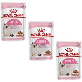 Resim Royal Canin Kitten Gravy Pouch Yavru Kedi Konservesi 3 x 85 G 