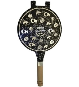 Resim Viatomtaşhan Granit Döküm Lüx Waffle Tavası Ahsap Saplı 