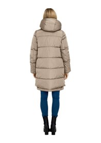 Resim Only Onlnewnora Long Puffer Coat Cc Otw Kadın Bej Mont - 15304792 Bej 