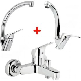 Resim MCM Group Mix Banyo Bataryası Lavabo - Evye 3 Lü Avantajlı Set 