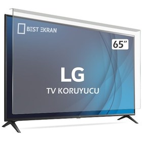 Resim Best Ekran LG Uyumlu 65UK7550PLA TV Ekran Koruyucu - LG Uyumlu 65" 164 CM TV Ekran Koruyucu 