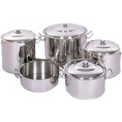 Resim Yürük Derin Silindirik Tencere-Kapaklı-36X36 Cm-37 Lt 