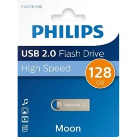 Resim Philips FM12FD160B/00 128GB Moon Klasik Gümüş USB 2.0 Metal Flash Bellek 