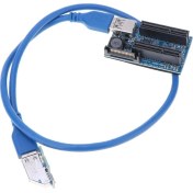 Resim Bestnify 1x Ila Çift 4x Uzatma Kablosu Usb3.0 Gpu Yükseltici Adaptör Kablosu (Yurt Dışından) 