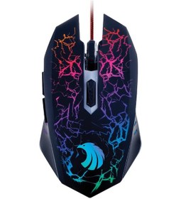 Resim Polosmart PGM25 Kablolu Gaming Mouse & Mouse Pad Kırmızı 