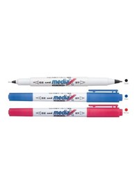 Resim Uni-Ball Asetat Kalemi Mediax Cd-R 0.4-0.9 Mm Mavi Pd-153T 