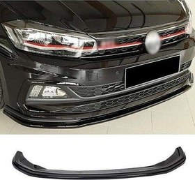 Resim Vw Polo MK6 Ön Lip Maxton Parlak Siyah 2017- 