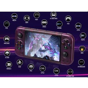 Resim Sup Portatif 5.0 İnch Ekranlı Yüksek Görüntü Kalitesi Psp, Nintendo, Gameboy Oyun Konsolu-1051 