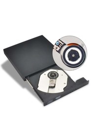 Resim TechTic Harici CD-RW sürücü DVD-ROM Oynatıcı Harici Usb 2.0 Cd Dvd Yazıcı Okuyucu 