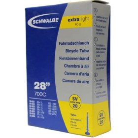 Resim Schwalbe İç Lastik 700X18-28 60Mm İğne Sibop Siyah 