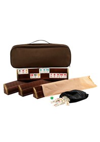 Resim Markafox Cpx Oval Lüx Yüksek Kalite Birinci Sınıf Ağaç Okey Set 