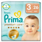 Resim Prima Bebek Bezi Premium Care 3 Beden 26 Adet 