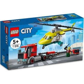 Resim LEGO® City 60343 Kurtarma Helikopteri Nakliyesi 215 Parça 