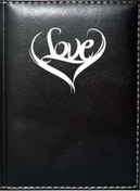 Resim Promosyon Denizi I Love You 7 Görselli Siyah Ruhsat Kabı 