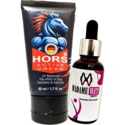 Resim Hors 50 ml Active Cream Erkeğe Zaman & Katılık Kazanma Kremi Yanında Madame Wet 30 ml Ilgisiz Kadınlara Özel Karışım Içecek 