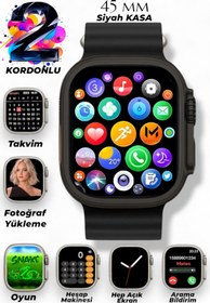 Resim zerzembe Akıllı Saat Watch 800 Ultra 45mm 1.99inç Türkçe Tüm Telefonlara Uyumlu 