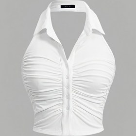 Resim Kadınlar için Boyun Askılı Tank Top NS702 