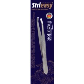 Resim Paslanmaz Çelik STRLeasy Solıngen İnce Uç Cımbız 6261 Gri Renk ile Hassas Tüy Alma İçin İdeal 
