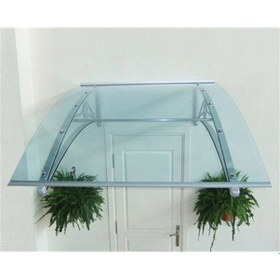 Resim Tf Prolüx Kapı Üstü 15,17 Alüminyum Ayaklı Sundurma 170 X 150 Yeşil 