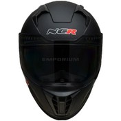 Resim Ncr Stream Mat Siyah Siyah Vizörlü Kapalı Kask Ece-06 Mat Siyah Mat Siyah 