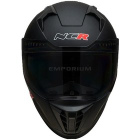 Resim Ncr Stream Mat Siyah Siyah Vizörlü Kapalı Kask Ece-06 Mat Siyah Mat Siyah 