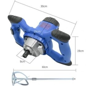 Resim Staxx Power 6 Kademe Devir Ayarlı Elektrikli Boya ve Harç Karıştırıcı Mikser 2400W 