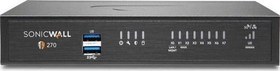 Resim SONICWALL TZ270 02-SSC-6846 Sec Upgrade Plus - Ess Ed 2yıl Ücretsiz Lisans 8port Firewall 5 User SSL VPN 2.0Gbps 