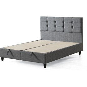 Resim Mimoza Çift Kişilik Sandıklı Baza Ve Başlık Takımı 2 Li Set 180 x 200 CM 