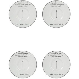 Resim Porland Be Happy Gurme Tabağı 28cm 4'lü 04ap020376 