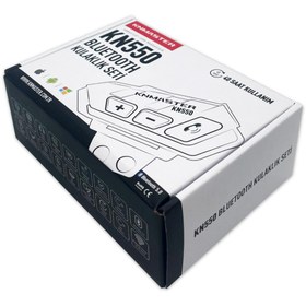 Resim Knmaster KN550 Motosiklet Bluetooth Kulaklık Mikrofon Seti 