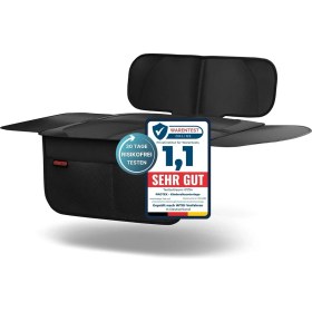 Resim Isofıx Uyumlu Çocuk Koltuğu Minderi Su Geçirmez, Kaymaz, File Cepli Koruma Pedi 