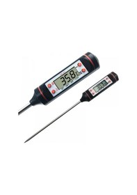 Resim Dijital Mutfak Termometresi Batırmalı Gıda Termometresi 