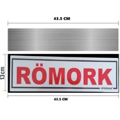 Resim opersan Römork Levhası (43.5 X 13 CM) Metal 