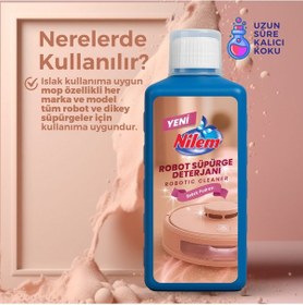 Resim Nilem Robot Süpürge Deterjanı Bebek Pudrası Kokulu 500 Ml Tekli 