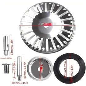 Resim Tongdashop 84mm Çelik Lavabo Filtresi Paslanmaz Korozyon Dayanıklı Duş Banyo 