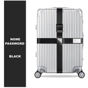 Resim Queenshow Anti-hırsızlık Bagaj Kemeri - Çapraz Askılı, Şifre Ayarlanabilir Bavul Kemerleri Kırmızı 