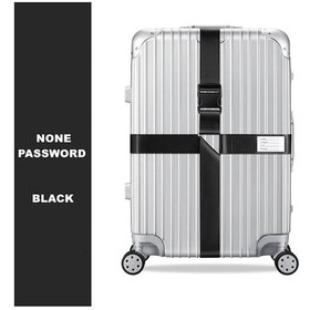 Resim Queenshow Anti-hırsızlık Bagaj Kemeri - Çapraz Askılı, Şifre Ayarlanabilir Bavul Kemerleri Kırmızı 